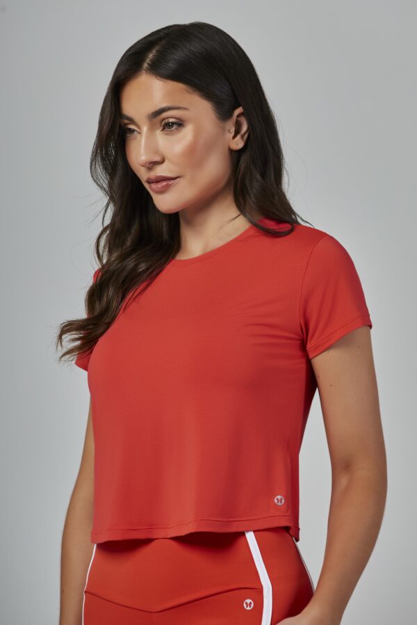 Cropped Manga Curta DRY FIT Move (Vestem)